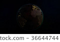3D rendering planet Earth from space 36644744