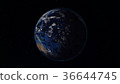 3D rendering planet Earth from space 36644745