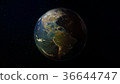 3D rendering planet Earth from space 36644747