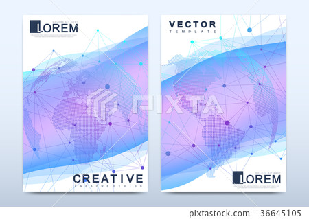 Modern vector template for brochure Leaflet, flyer 36645105