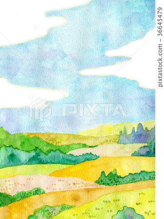 自然風景水彩 36645479