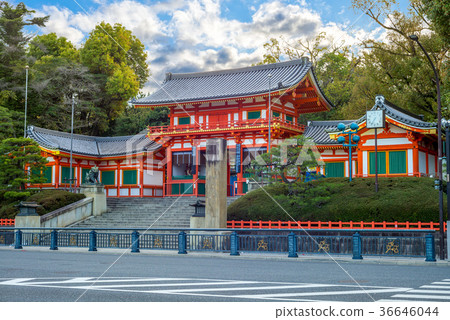 Yasaka Shrine, or Gion Shrine, in Kyoto, Japan 36646044