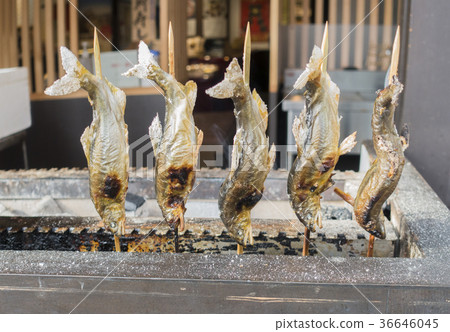 烤三文魚串烤醃三文魚櫃檯銷售 36646045