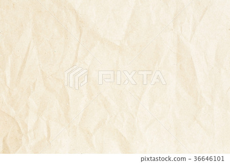 Crumpled old brown paper texture 36646101