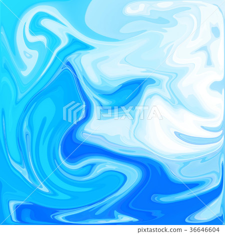 Blue Digital Acrylic Color Swirl 36646604