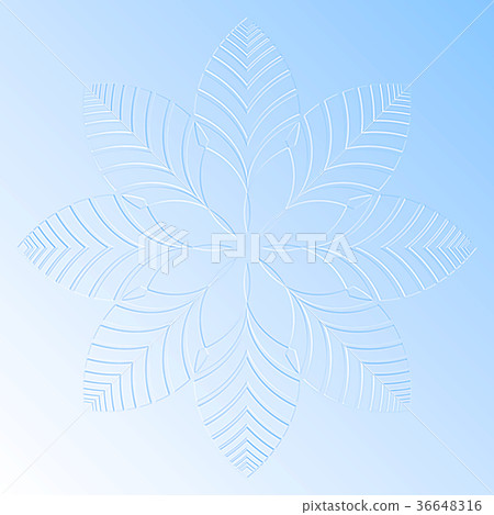 Snowflake pattern. Winter design. 36648316