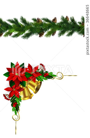 Vector Christmas Border Vector Christmas Border 36648665