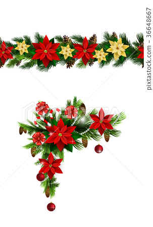 Vector Christmas Border Vector Christmas Border 36648667