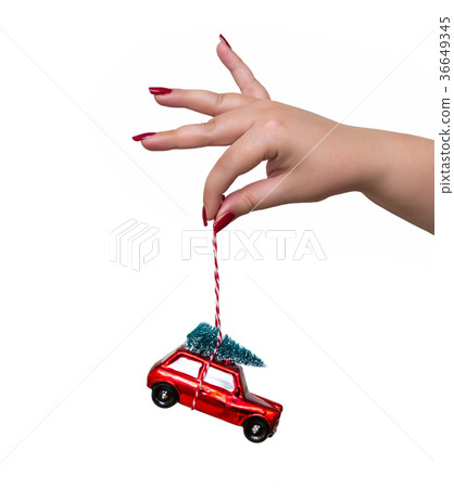 model car, Christmas tree model car, Christmas tree 36649345