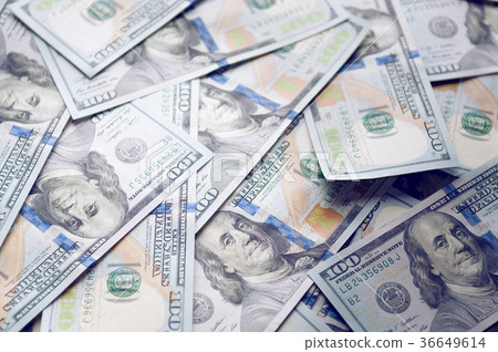 Money American dollar. 36649614