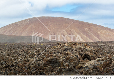 Landscape of Timanfaya National Park in Lanzarote 36649693