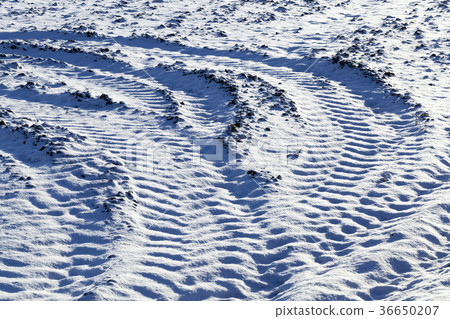 traces on the site of the turn 36650207