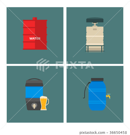 Oil drums container fuel cask storage rows steel 36650458