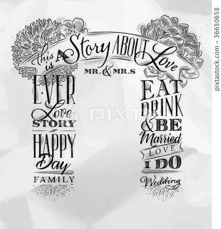 Wedding arch backdrop love story Wedding arch backdrop love story 36650658