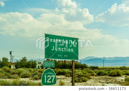 Desert highway to Death Valley National Park Death 36651173