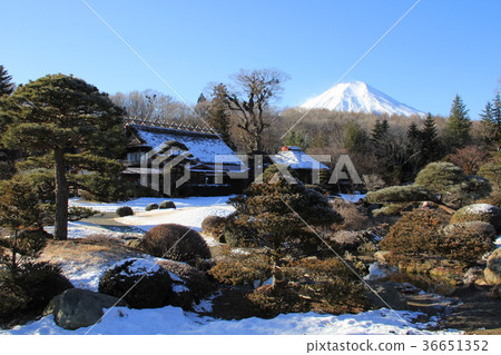 富士山與雪域風光 富士山與雪域風光 36651352
