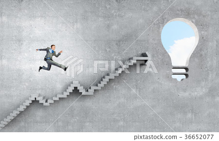 Idea for successful progress and promotion 36652077