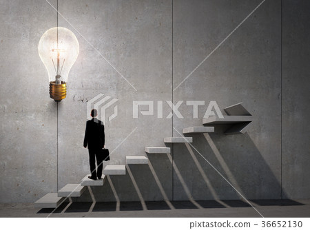 Idea for successful progress and promotion 36652130