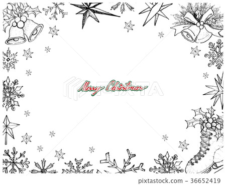 Lovely Merry Christmas Items Frame Lovely Merry Christmas Items Frame 36652419