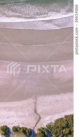 Greens beach from above, located near Launceston 36654866