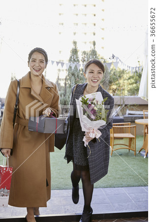 Young woman, 20s, Korean, Christmas 36655672