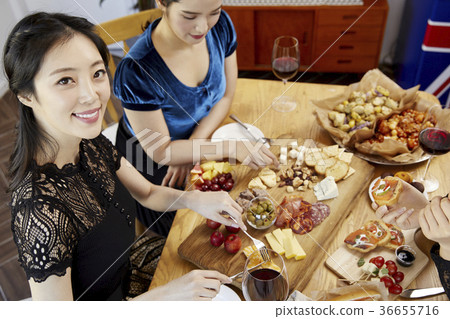 Young woman, 20s, Korean, Christmas 36655716