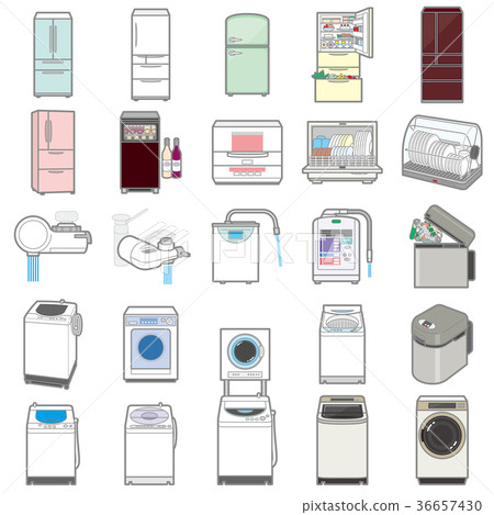Illustration of various appliances / life 36657430