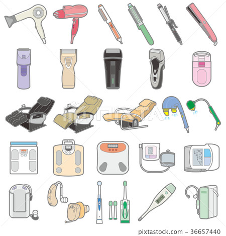 Illustrations of various appliances / Health 36657440