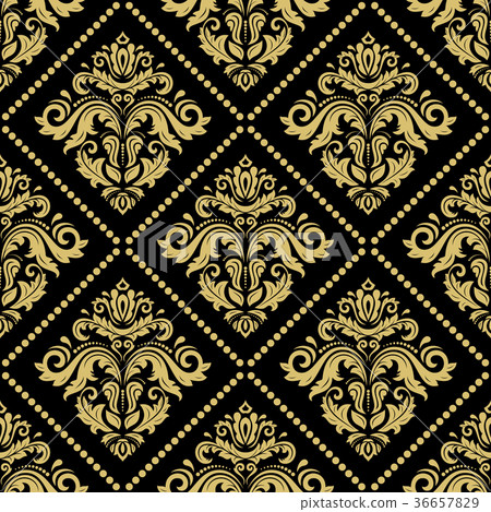 Damask Seamless Background 36657829