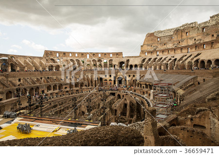 Beautiful photo of the Colosseum in Rome . Beautiful photo of the Colosseum in Rome . 36659471