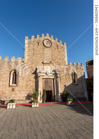 Cathedral of St. Nicholas in Taormina Sicily Italy Cathedral of St. Nicholas in Taormina Sicily Italy 36660941