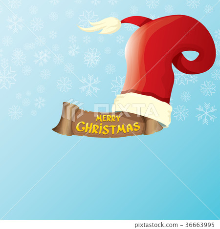 vector vintage funky cartoon Santa Claus like hand 36663995