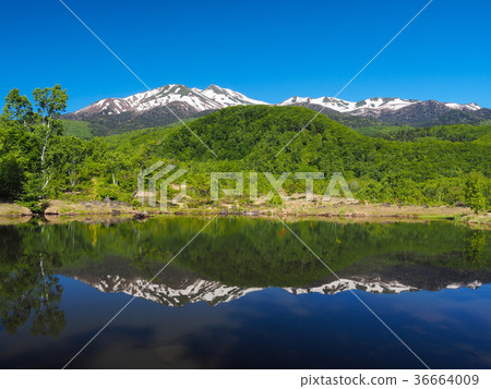Norikura Kogen high lake pond 36664009