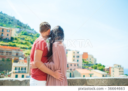Young family with great view at old village Young family with great view at old village 36664663