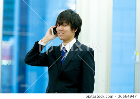 Businessman making a phone call New employee New employee Young employee Business image Businessman making a phone call New employee New employee Young employee Business image 36664947
