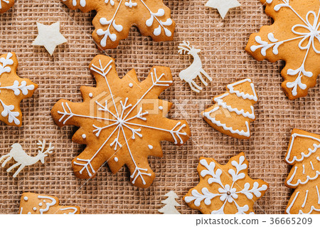 Christmas gingerbread cookies homemade 36665209