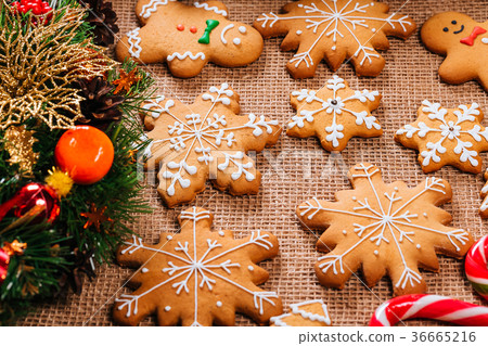 Christmas gingerbread cookies homemade  36665216