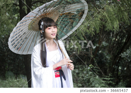 古裝美女美濃紙傘 36665437