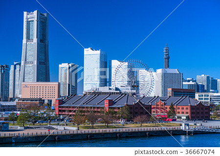 “神奈川縣”橫濱港未來·城市景觀 36667074