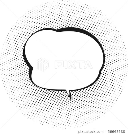 Retro Speech Bubble - Stock Illustration [36668388] - PIXTA