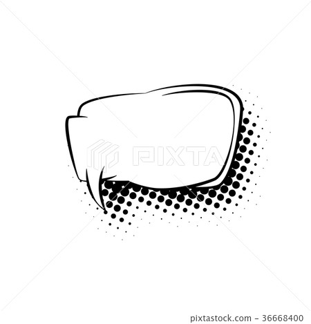 Retro Speech Bubble - Stock Illustration [36668400] - PIXTA