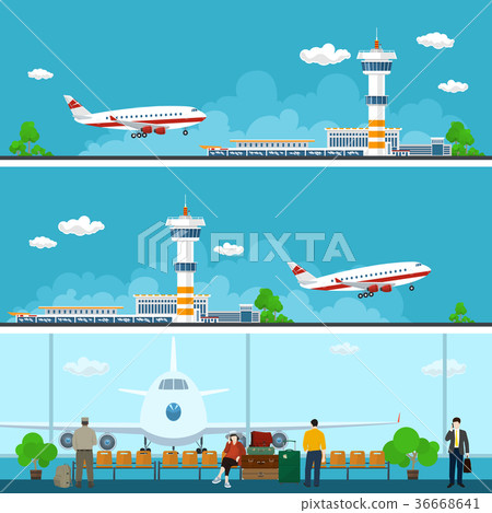 Airport Banners, Travel Concept 36668641