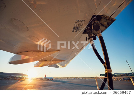 Refueling of the airplane Refueling of the airplane 36669497