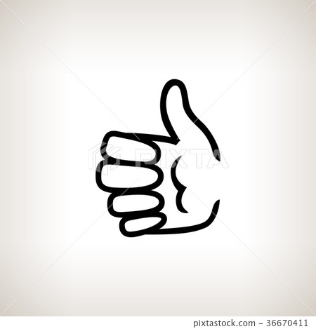 Hand Giving Thumbs Up 36670411