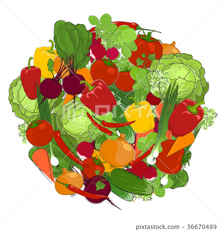 Healthy food, fresh vegetables Healthy food, fresh vegetables 36670489