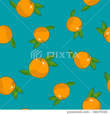 Seamless Pattern , Grapefruit on Azure Background Seamless Pattern , Grapefruit on Azure Background 36670500