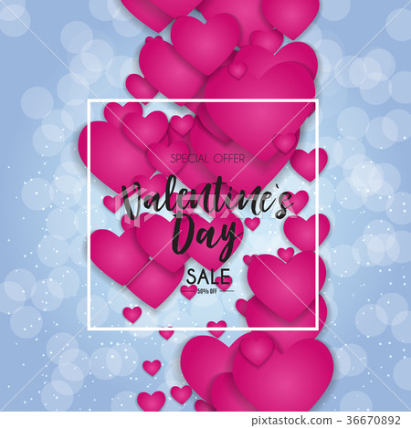 Valentine's Day Love and Feelings Sale Background Valentine's Day Love and Feelings Sale Background 36670892