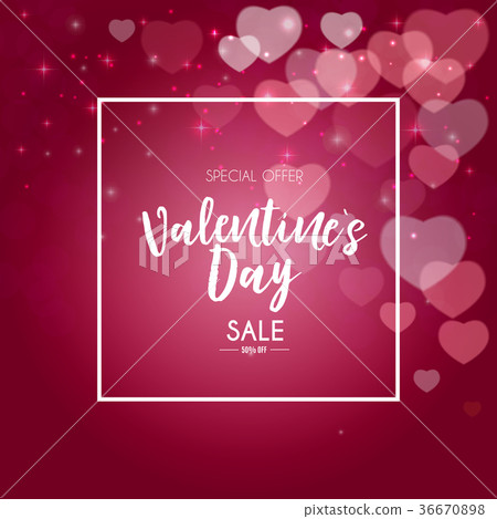 Valentine's Day Love and Feelings Sale Background 36670898