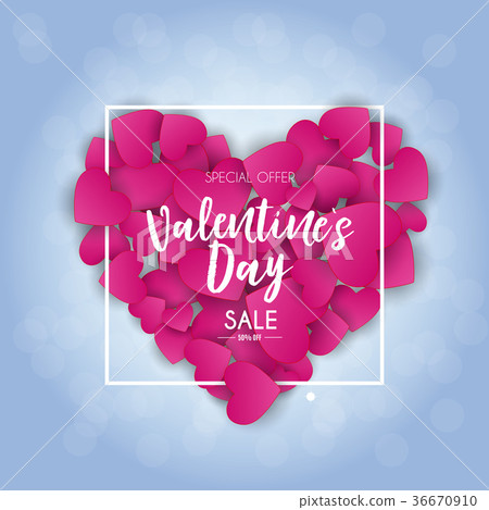 Valentine's Day Love and Feelings Sale Background Valentine's Day Love and Feelings Sale Background 36670910