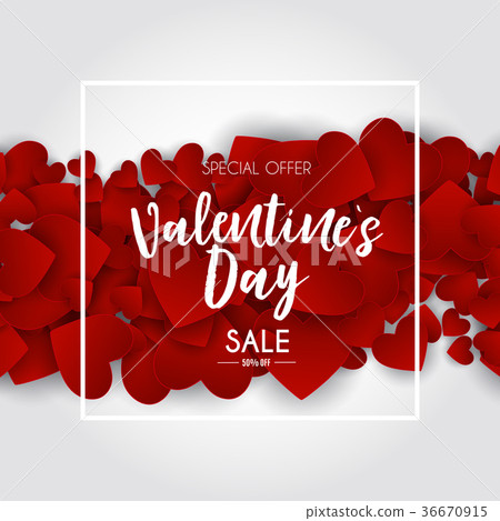 Valentine's Day Love and Feelings Sale Background Valentine's Day Love and Feelings Sale Background 36670915